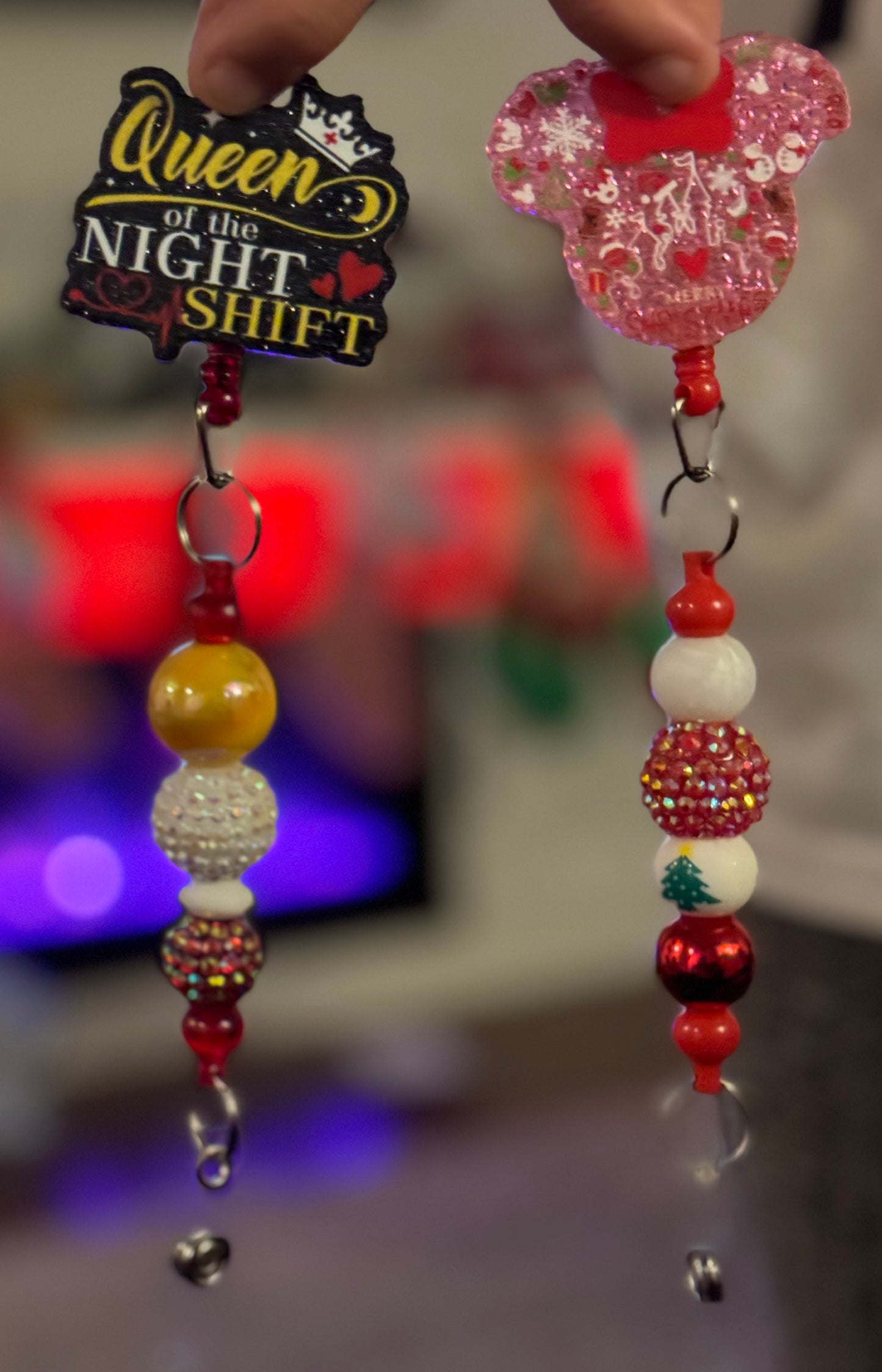 Beaded Badge Reels