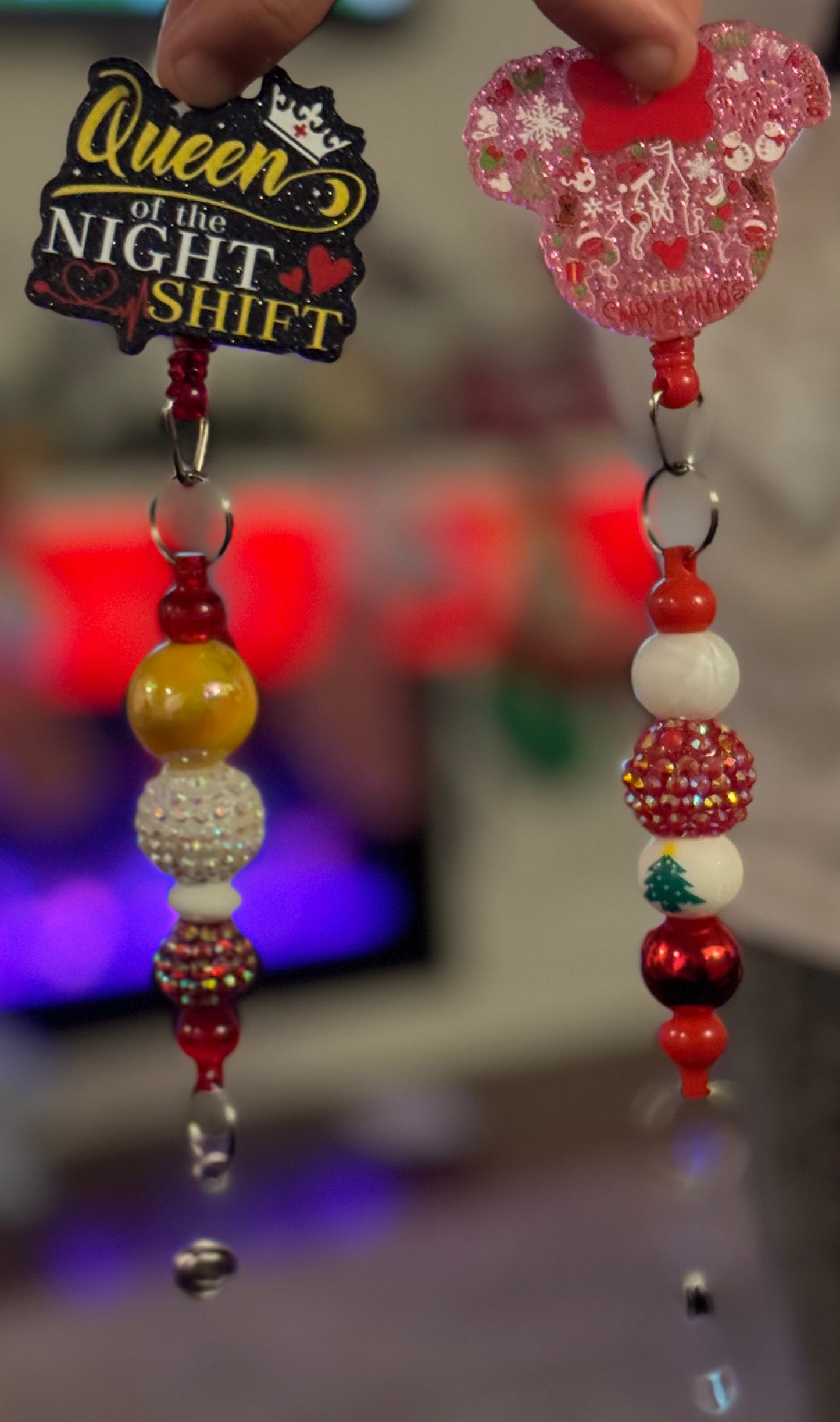 Beaded Badge Reels